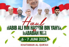 Haul Habib Ali bin Yahya Pekalongan dan Acara 7 Hari Wafatnya Syarifah Salma (Ayah dan Istri Habib Luthfi)