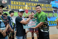 Menangkan Turnamen Voli Dandim batang Cup, Banyuputih Bawa Pulang Hadiah Rp 10 Juta