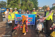 Satlantas Polres Batang Turun ke CFD Alun-alun Batang, Edukasi Lalu Lintas ke Gen Z