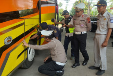 Polisi Lakukan Ram Check Bus Wisata