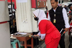 Pastikan Alat Ukur BBM Subsidi Aman, Sat Reskrim Polres Kendal Cek 5 SPBU