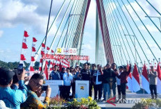 Presiden Resmikan Jembatan Pulau Balang Infrastruktur Pendukung IKN