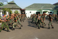 Prajurit Kodim Pekalongan Latihan Beladiri Taktis