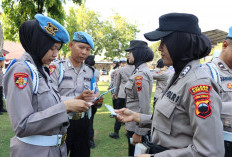 Tegang, Saat Para Polisi Wanita Polres Kendal Jalani Pemeriksaan Disiplin oleh Sipropam di Momen HUT ke-76