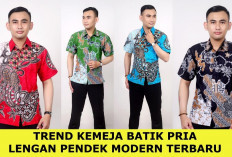 Inilah 4 Model Baju Batik Lengan Pendek Pria Terbaru, Motif Kekinian untuk Tampil Maskulin!