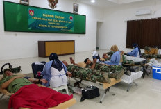 HUT ke-63 Korem Wijayakusuma, Kodim Gelar Donor Darah 