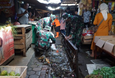 TNI Diterjunkan Perangi Sampah di Pasar 