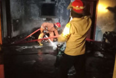 Diduga Korsleting, Rumah di Krandon Terbakar