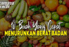 Inilah Daftar Buah untuk Menurunkan Berat Badan